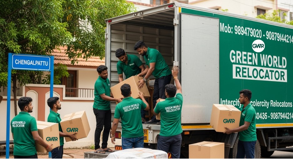  Intercity relocation services from Chengalpattu to other cities by Green World Relocator.
