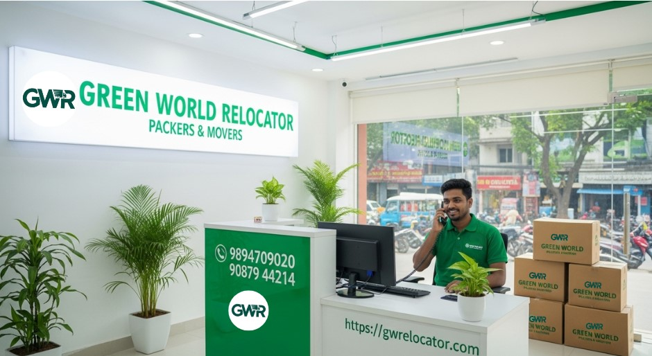 Trusted Relocation Services by Green World Relocator company.
