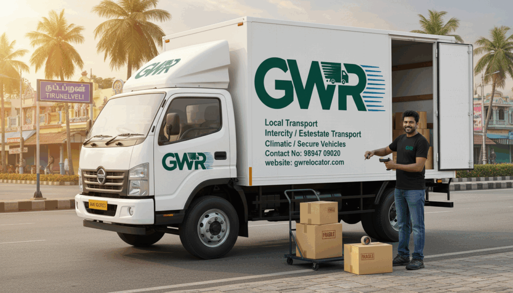 Reliable logistics company offering safe transportation in packers and movers in Tirunelveli.