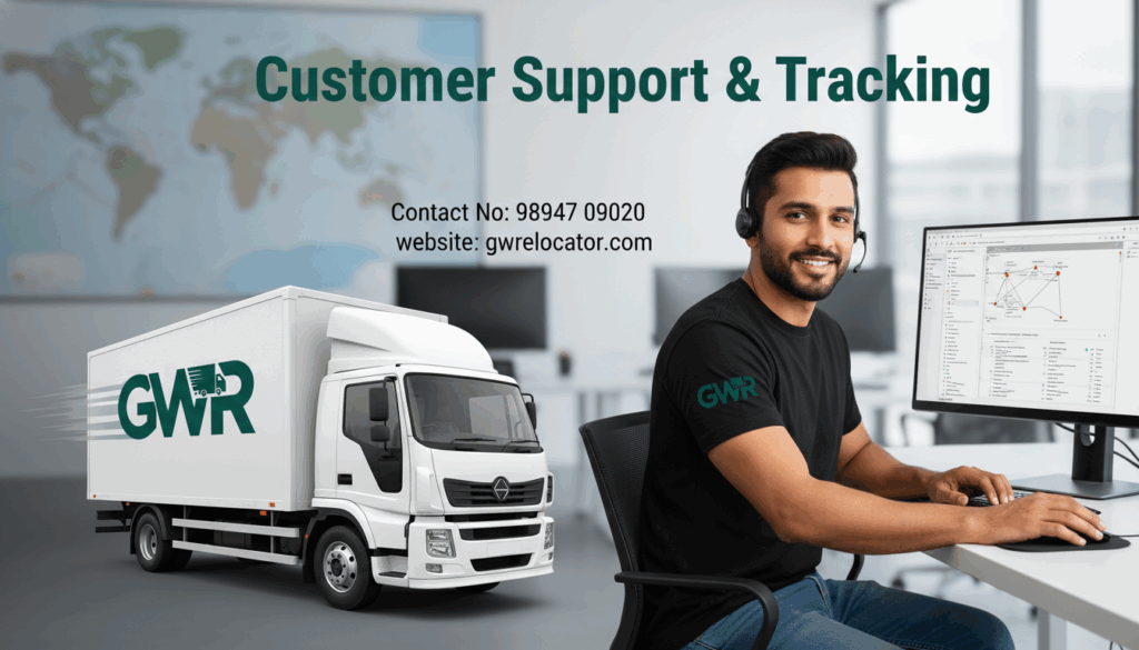 Customer Support & Tracking packers and movers in Tirunelveli.