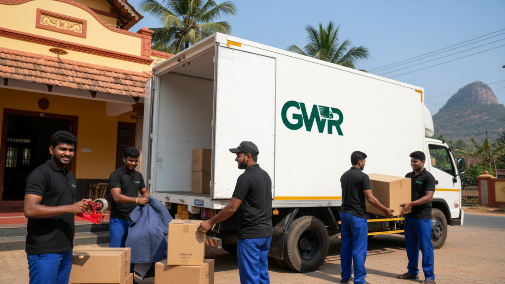 Professional household packing service in Dharmapuri by Green World Relocator.