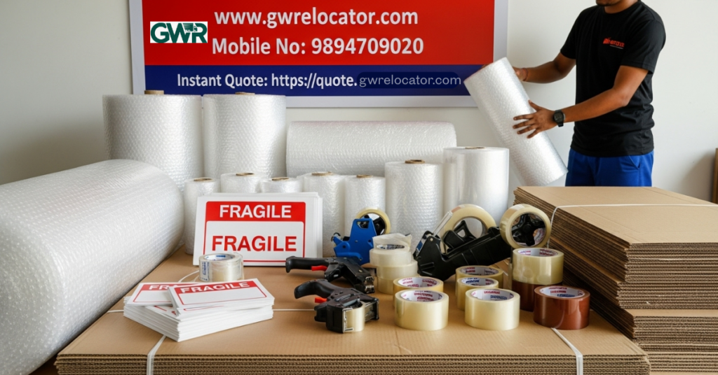 Packing and Unpacking in packers and movers in karaikudi