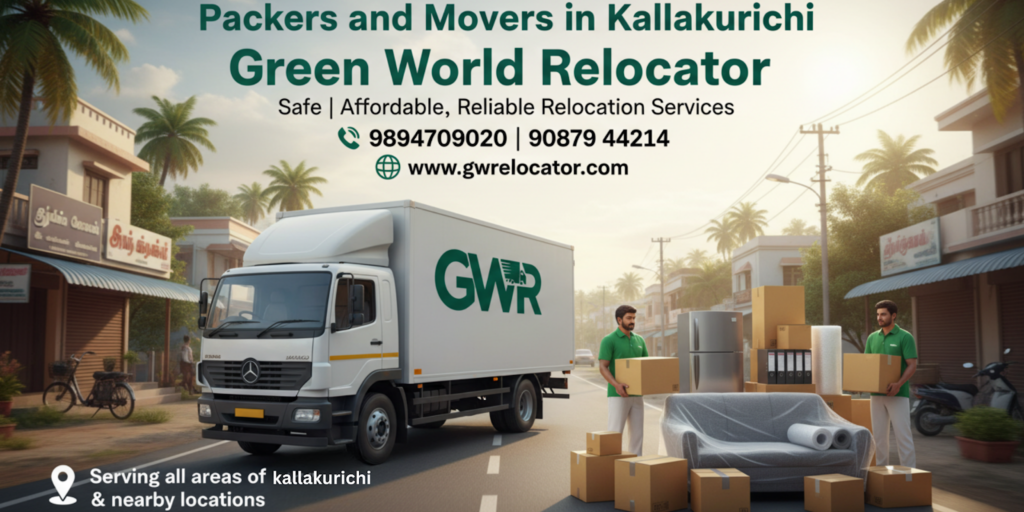 Packers and Movers in Kallakurichi – Green World Relocator