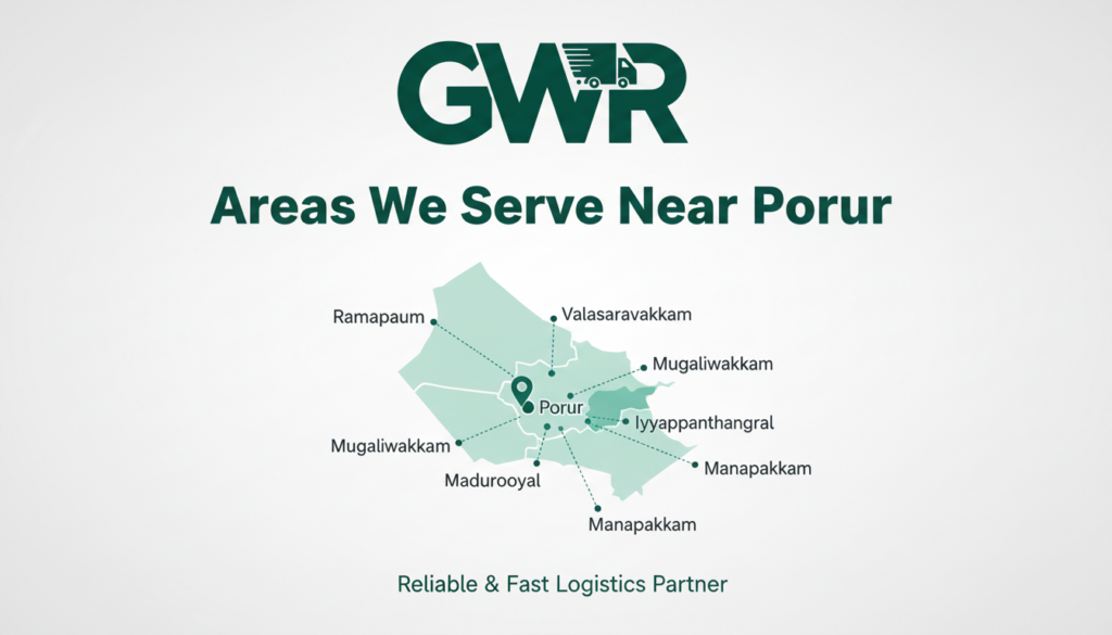 Areas We Serve Near Porur