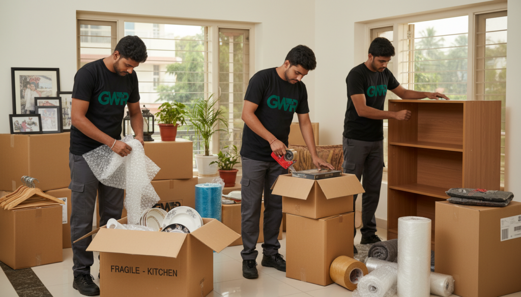 Our Packers and Movers Services in Saibaba Colony
