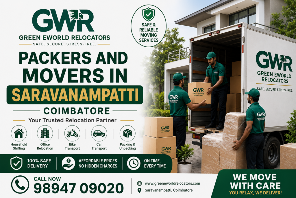 Packers and Movers in Saravanampatti