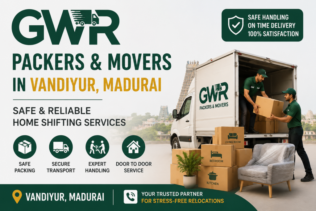  Packers and Movers in Vandiyur, Madurai