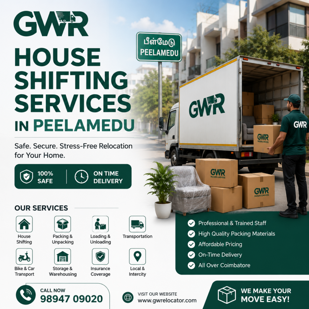 House Shifting Services in Peelamedu