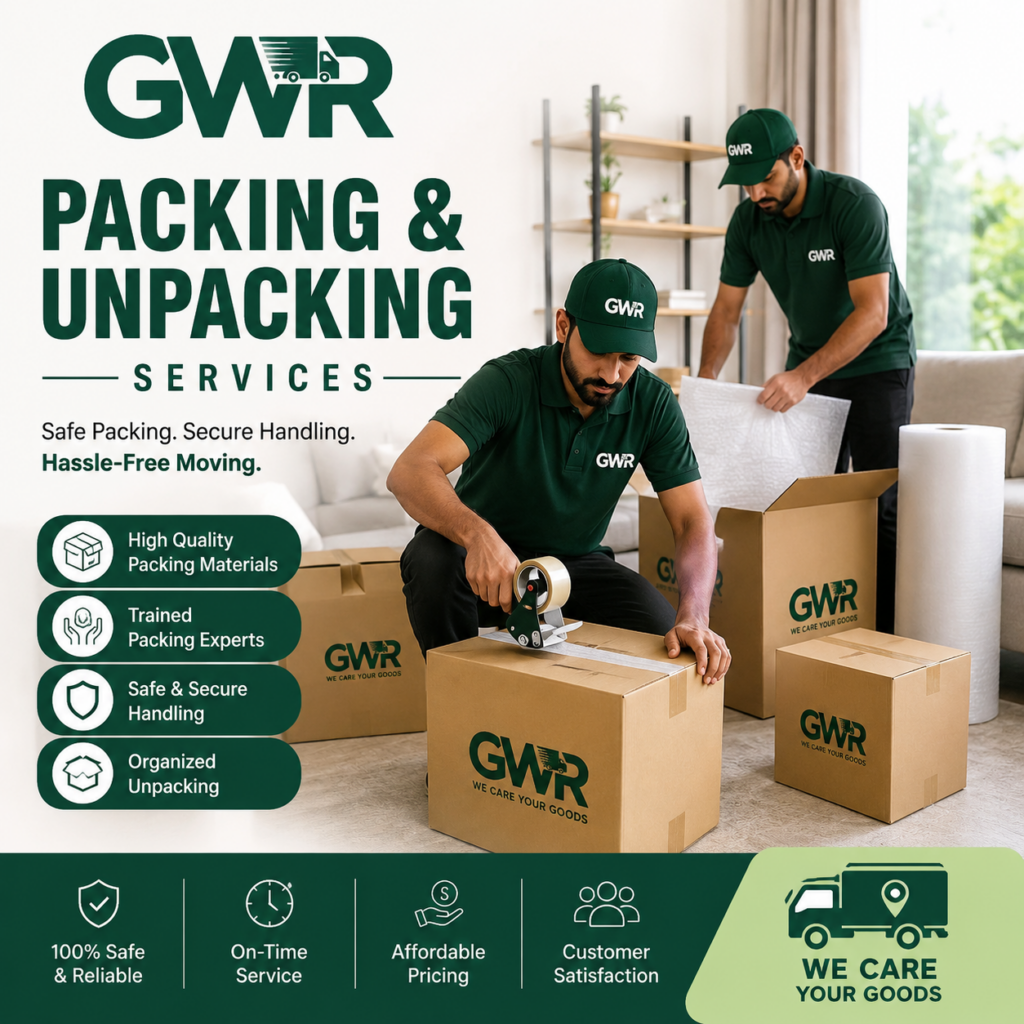  Packing and Unpacking Services