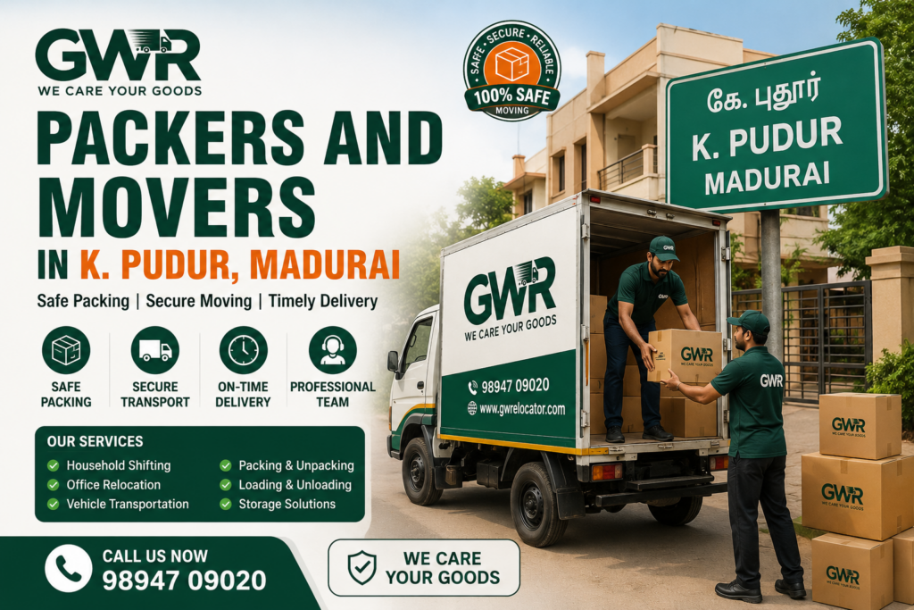 Packers and Movers in K. Pudur, Madurai