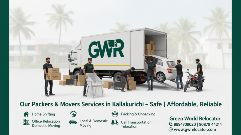 Our Packers and Movers Services in Kallakurichi