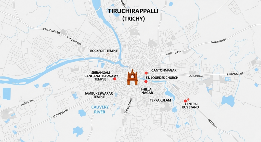 Areas We Serve in and Around Trichy