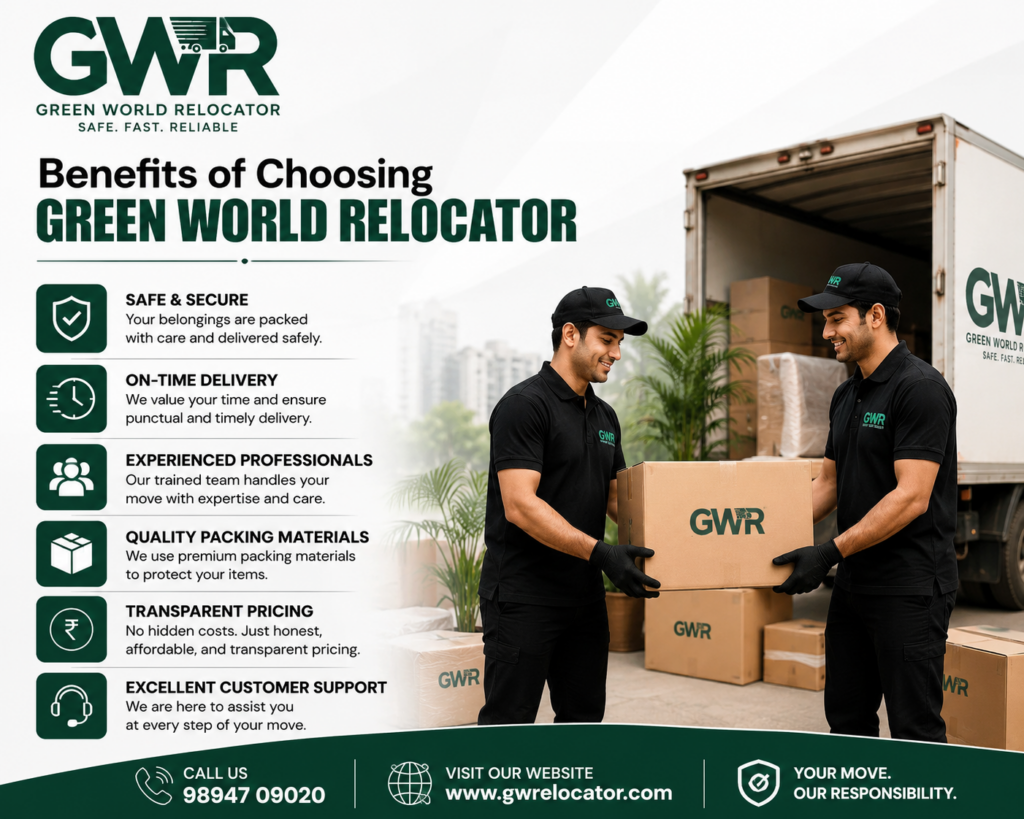 Benefits of Choosing Green World Relocator