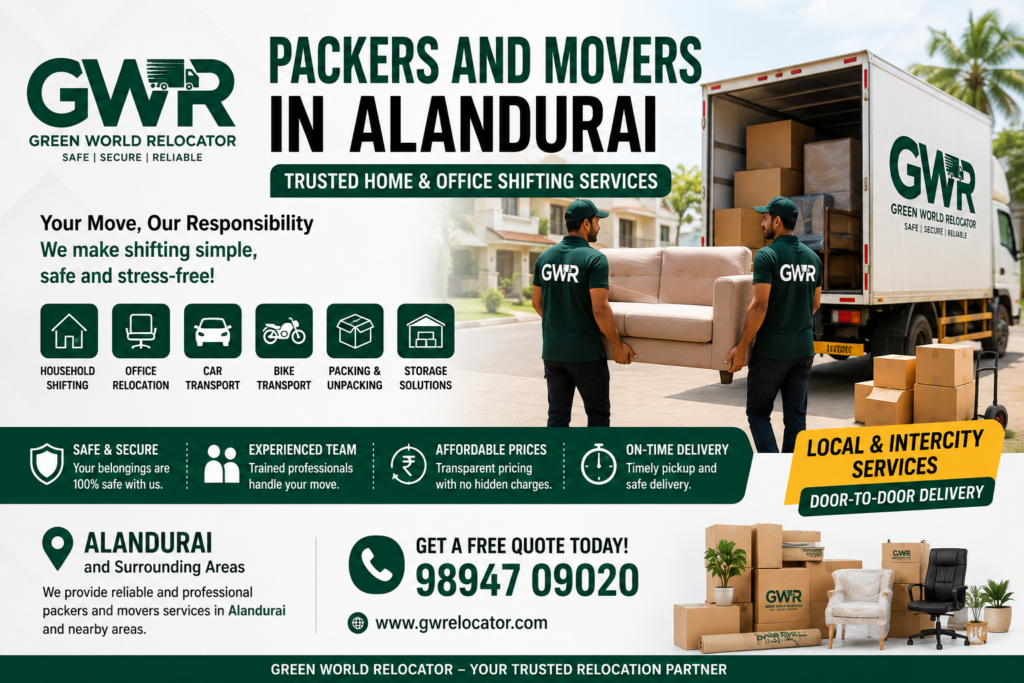 Packers and Movers in Alandurai