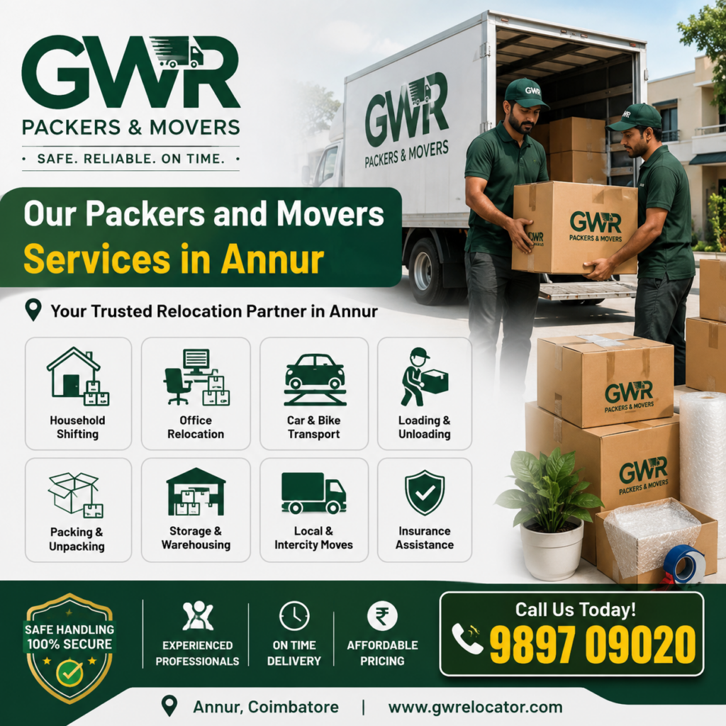 Our Packers and Movers Services in Annur