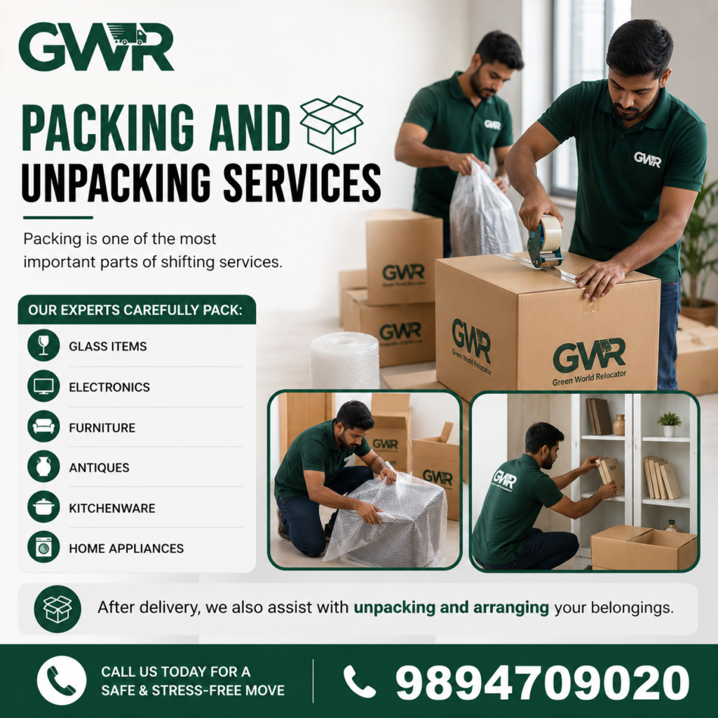 Packing and Unpacking Services