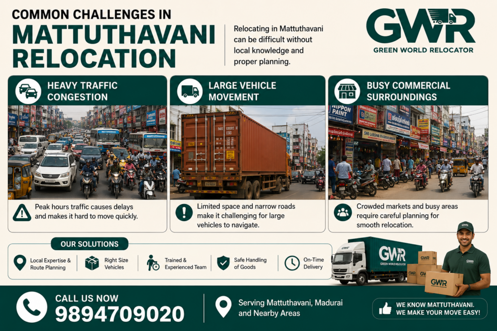 Common Challenges in Mattuthavani Relocation