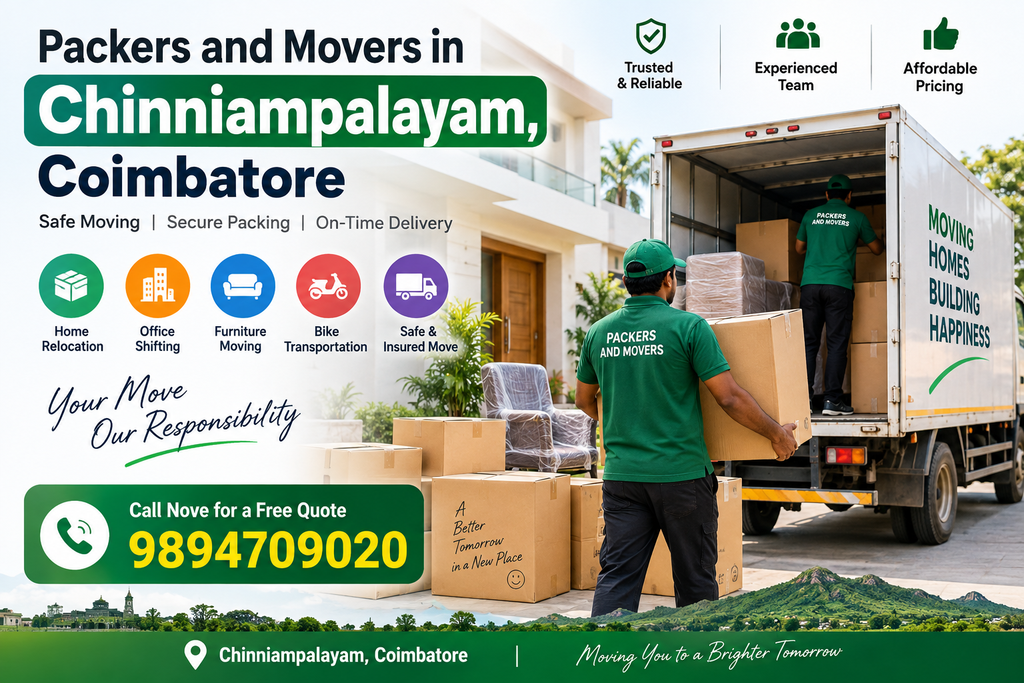Packers and Movers in Chinniampalayam, Coimbatore