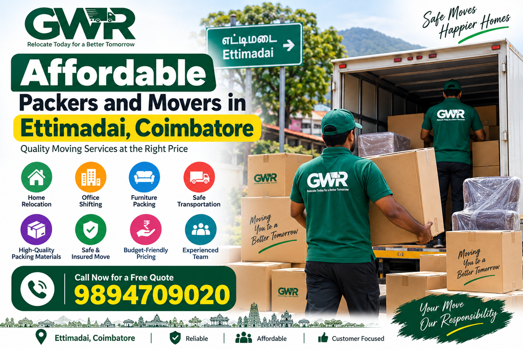 Affordable Packers and Movers in Ettimadai, Coimbatore