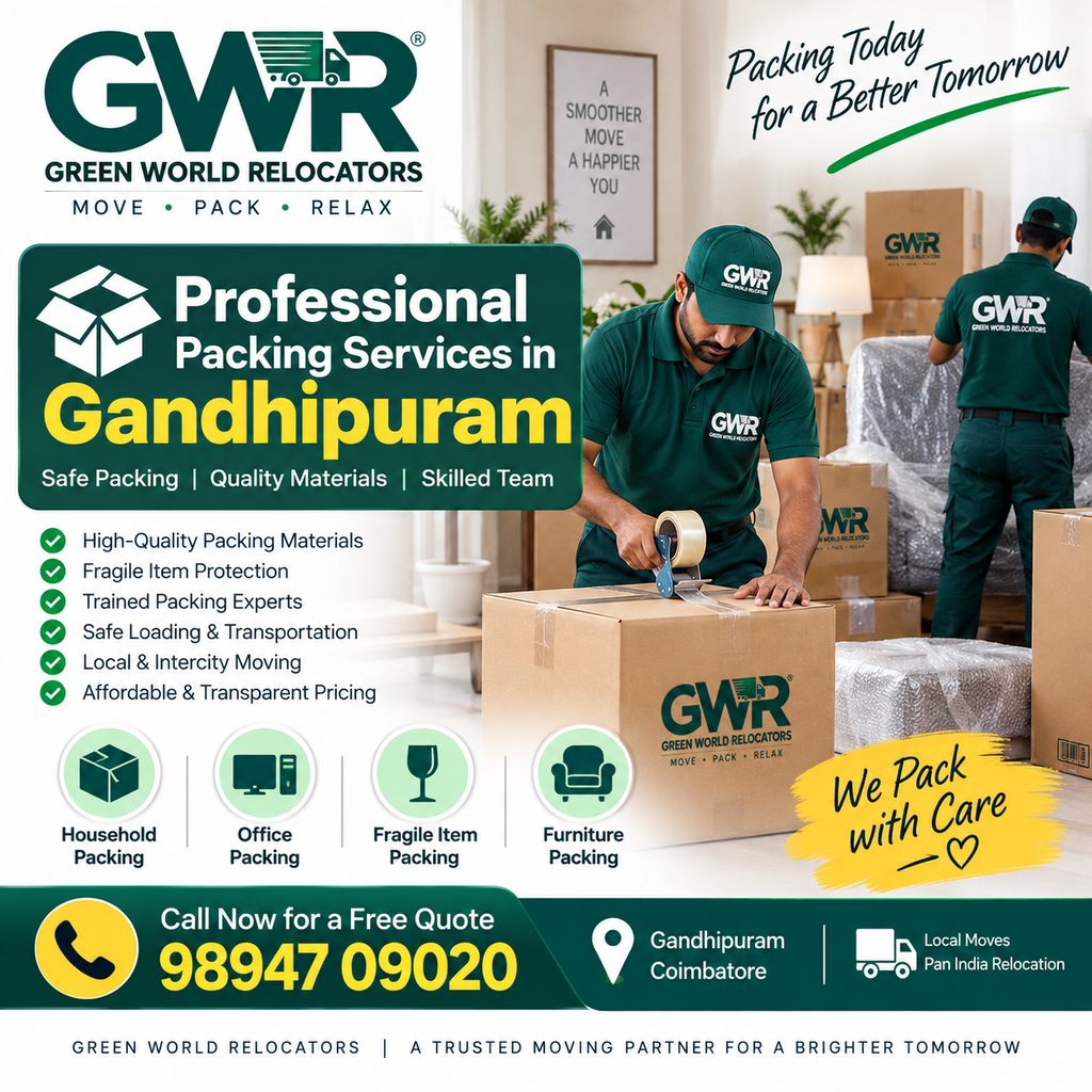 Professional Packing Services in Gandhipuram