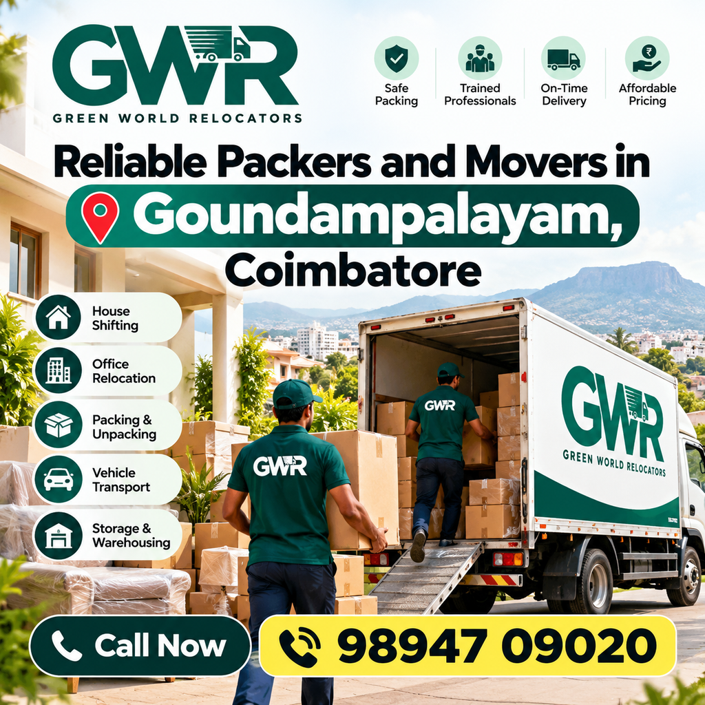 Reliable Packers and Movers in Goundampalayam