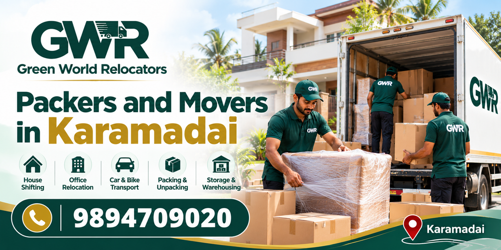 Packers and Movers in Karamadai – Green World Relocators