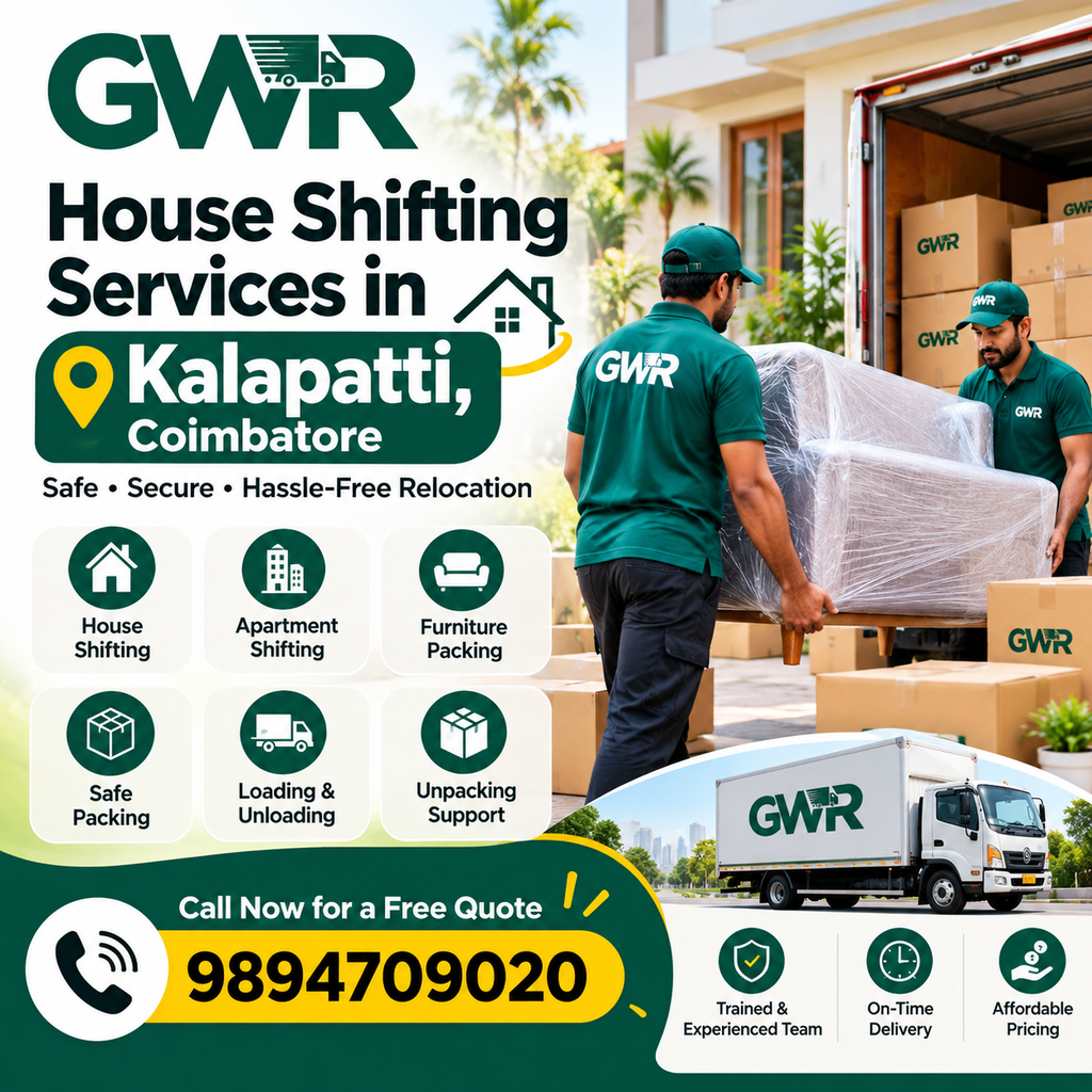 Packers and Movers in Kalapatti, Coimbatore