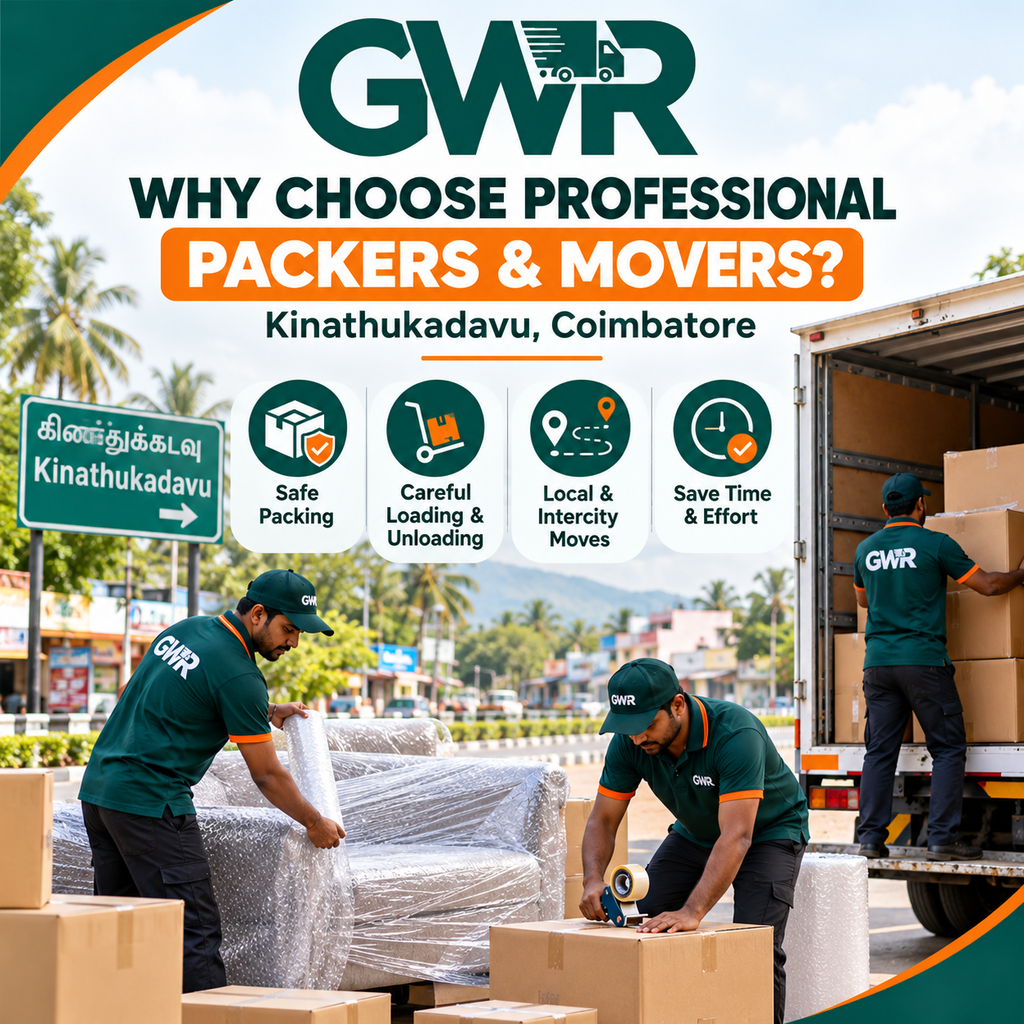 Why Choose Professional Packers and Movers in Kinathukadavu