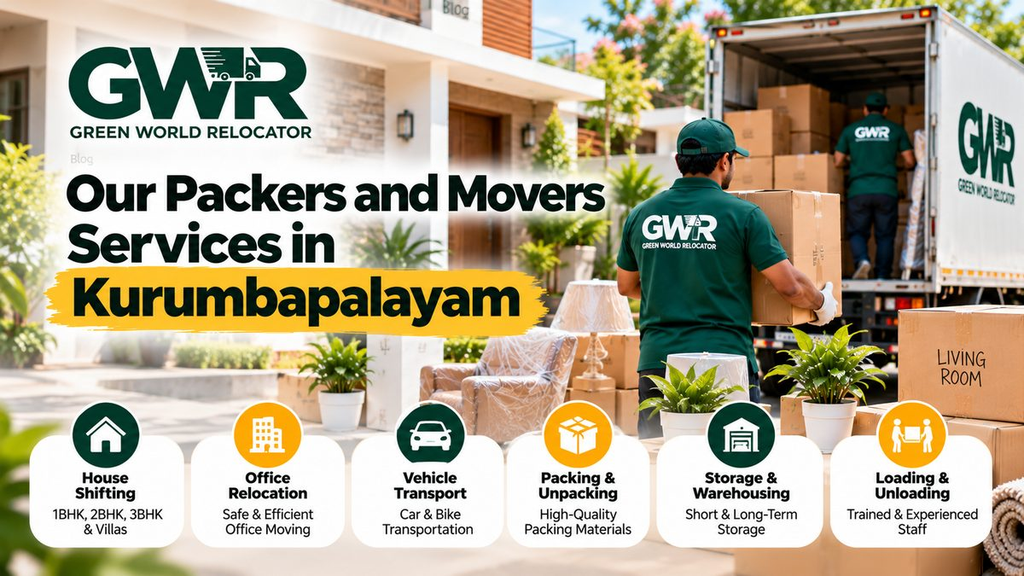 The packers and movers services in kurumbapalayam